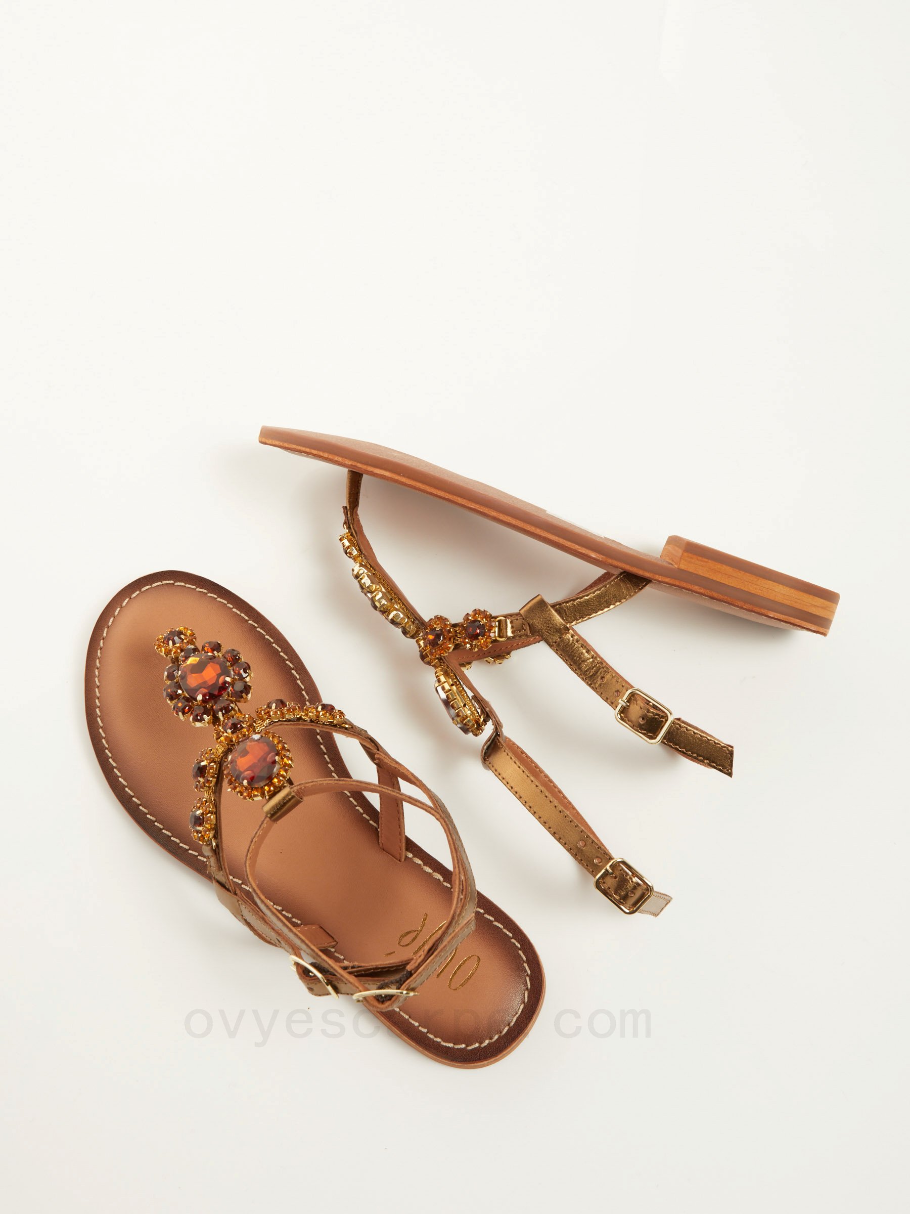 ovye scarpe Jewel Flat Sandal F08161027-0748